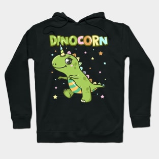 Cute Dinocorn Dinosaur & Unicorn Unisaur Hoodie